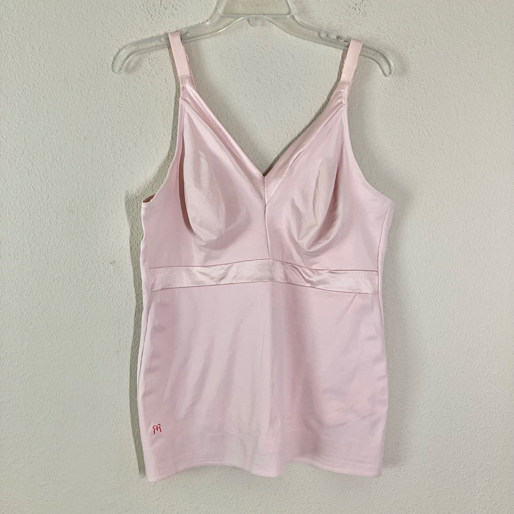 RUBY RIBBON Athena Full Support Shaping Camisole Size 44 #3061 Pink Cami Level 4